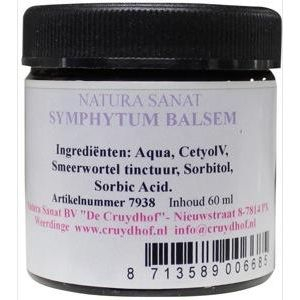 60 Ml De Cruydhof  Natura Sanat Symphytum Officinale - Smeerwortel Creme
