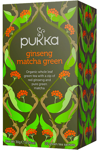 Pukka Ginseng Matcha Green Thee Biologisch 20 Tüte