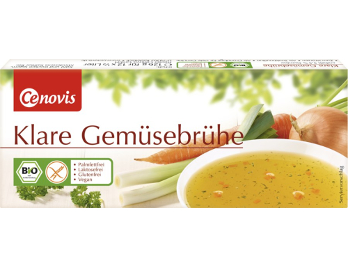 Cenovis Heldere Groentebouillon 12 blokjes Biologisch