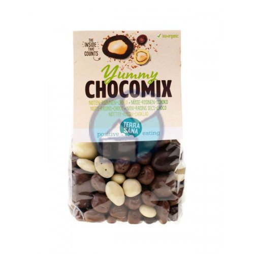 Terrasana Yummy Chocomix Noten-Rozijnen-Choco Biologisch