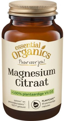 60 capsules Essential Organics Puur Magnesium Citraat