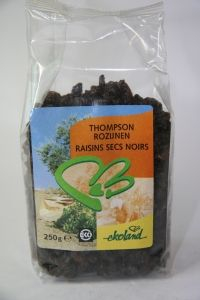 Ekoland Thompson Rozijnen 250 gram
