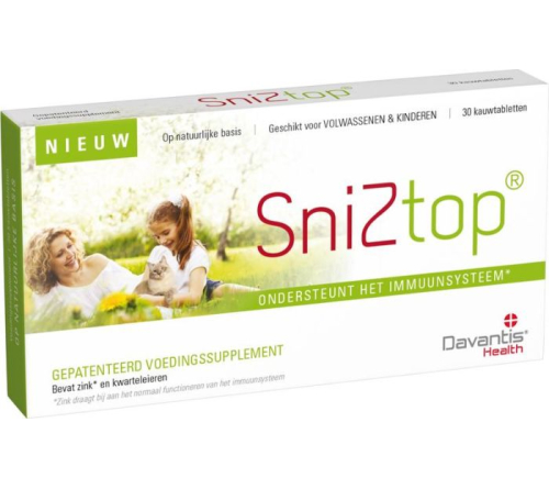 Davantis Health SniZtop 30 chewable tablets