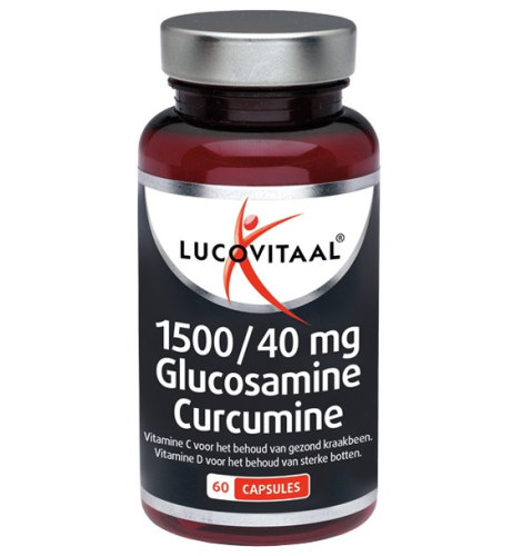 60 capsules Lucovitaal Glucosamine Curcumine 1500/40 mg