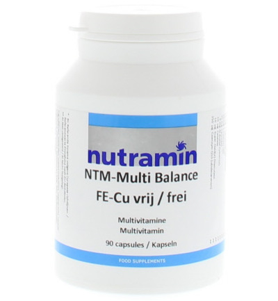 Nutramin NTM-Multi Balance Fe-Cu Vrij 90 Kapseln
