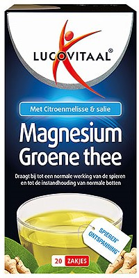 Lucovitaal Magnesium Groene Thee 20 Tüte