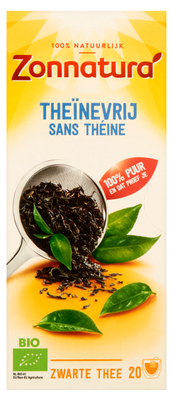 Zonnatura Thee Theïnevrij Biologisch 20 Tüte