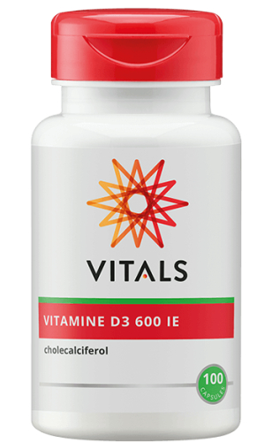 Vitals Vitamine D3 600IE 100 capsules