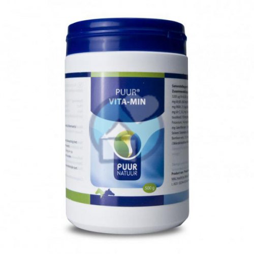 500 gram Puur Natuur Puur Vita-Min / Vitaminen en Mineralen Paard & Pony