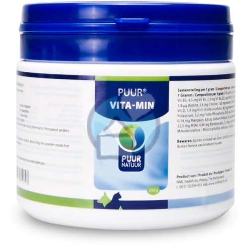 Puur Natuur Puur Vita-Min / Vitaminen en Mineralen Hond & Kat