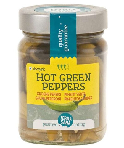 Terrasana Hot Green Peppers Biologisch