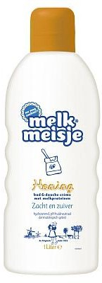 Melkmeisje Bad en Douche Creme Honing