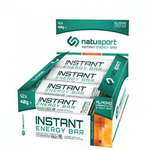 Natusport Instant Energy Bar Fresh Orange