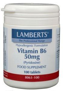 Lamberts Vitamine B6 50mg Pyridoxine 100 tabletten