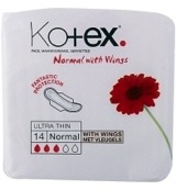 Kotex Maandverband Ultradun Normaal Met Vleugels 14 Stücke