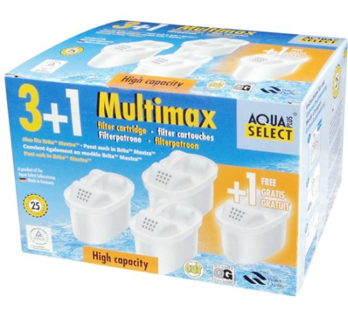 Aqua Select Filter Cartridges Maxtra Compatible 3 + 1 Stücke