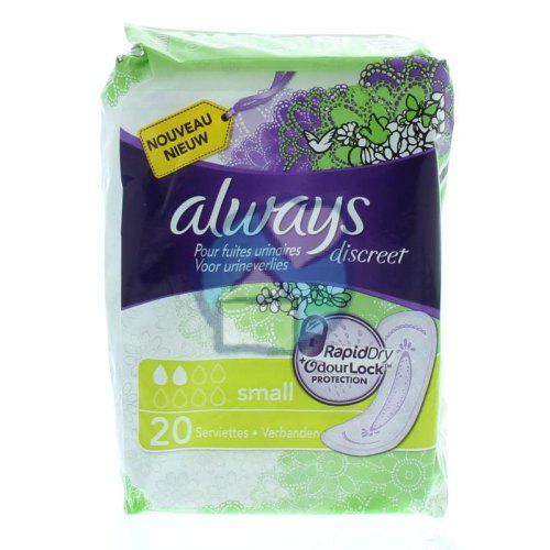 Always Discreet Small 20 Stücke