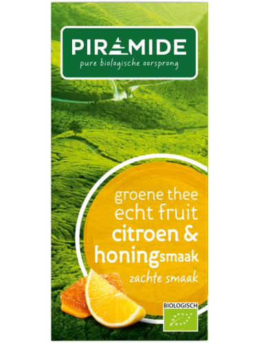Piramide Groene Thee - Citroen met Honing Biologisch