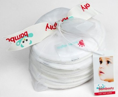 Bambooty Wasbare Zoogcompressen Booby Nacht Wit 12 pieces