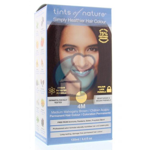 1 Packung Tints of Nature 4M Medium Mahogony Brown