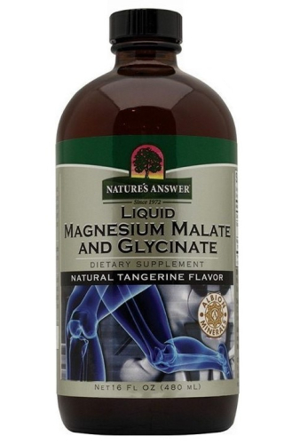 480 Ml Natures Answer Liquid Magnesium Malate and Glycinate