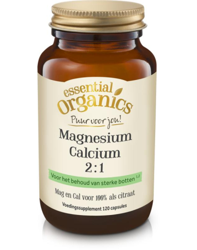 120 capsules Essential Organics Puur Magnesium Calcium 2:1