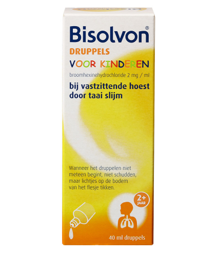 Bisolvon Bisolvon Druppels voor Kinderen 2 mg-ml 40 Ml