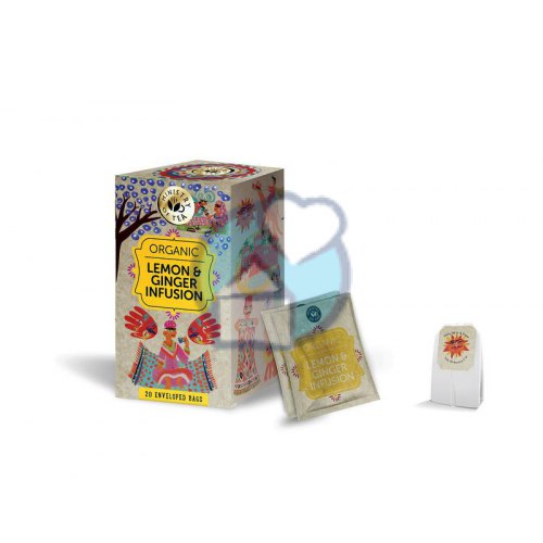 Ministry Of Tea Lemon & Ginger Infusion Thee Biologisch 20 Tüte