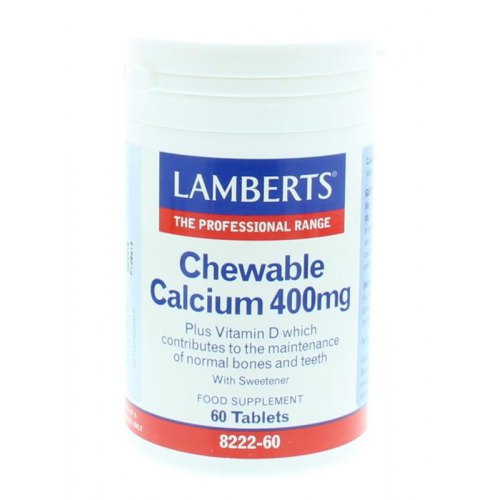 Lamberts Chewable Calcium 400 mg & vitamin D