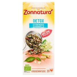 Zonnatura Kruidenthee Detox Citroengras Biologisch