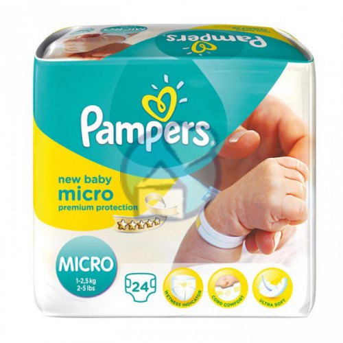 Pampers Premium Protect New Baby Micro 1-2,5 kg 24 pieces