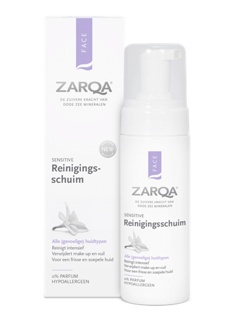 150 ml Zarqa FACE Sensitive Reinigingsschuim