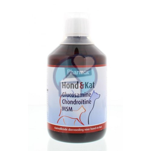 Pharmox Hond & Kat Glucosamine Chondroïtine MSM 500 Ml