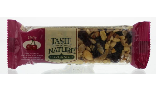 40 gram Taste of Nature Cherry Fruit & Notenreep Biologisch