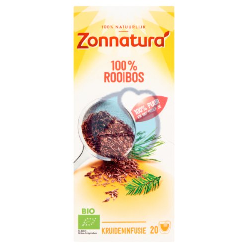Zonnatura 100% Rooibos Thee Biologisch 20 Tüte