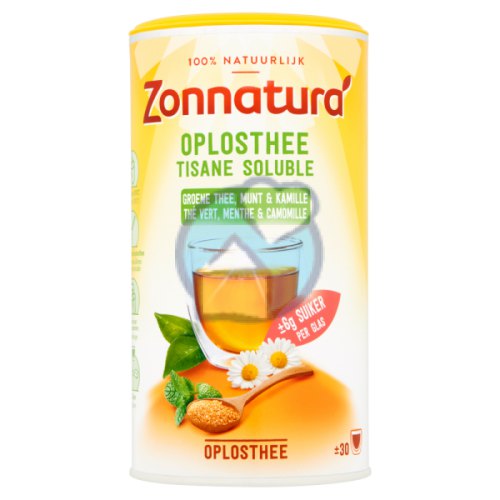 Zonnatura Oplosthee Groene Thee Munt & Kamille