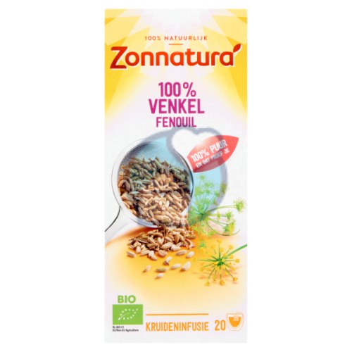 20 zakjes Zonnatura 100% Venkel Thee Biologisch