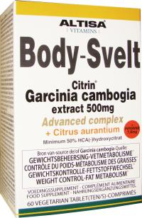 60 tabletten Altisa Body-Svelt Citrin Garcinia Cambogia 500 mg