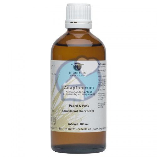 De Groene Os Veterinair Adaptonicum Ashwaganda tinctuur voor Paard & Pony