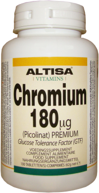 100 tabletten Altisa Chromium 180 mcg