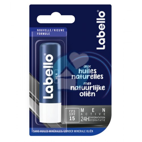 4,8 gram Labello Men Active Lipstick SPF15