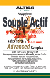 60 tabletten Altisa Souple Actif Duivelsklauw Complex Extra Forte