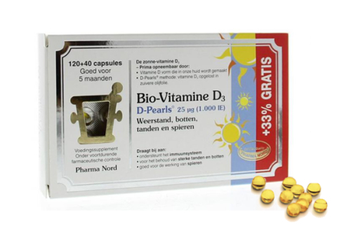 Pharma Nord Bio-Vitamine D3 D-Pearls 25 mcg Voordeelverpakking