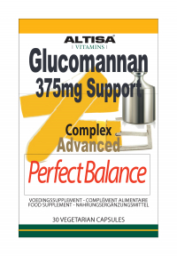 30 capsules Altisa Glucomannan 375 mg Support