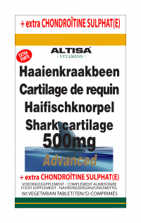 60 tabletten Altisa Haaienkraakbeen 500 mg Advanced