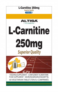 60 capsules Altisa L-Carnitine 250 mg Carnipure