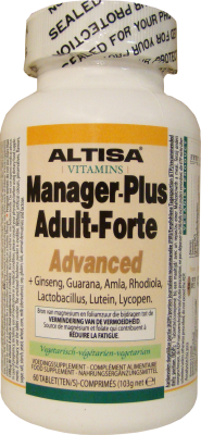 60 tabletten Altisa Manager-Plus Adult-Forte Advanced