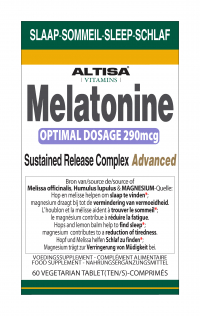 Altisa Melatonine Sustained Release Complex
