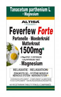 60 tabletten Altisa Feverfew Forte Moederkruid 1500 mg
