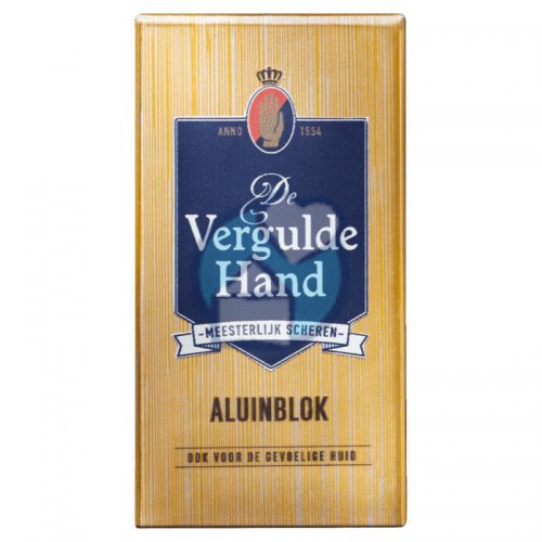 Vergulde Hand Aluinblokje